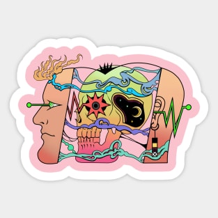 Header Split Sticker